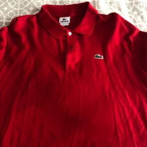 Red Short Sleeve Polo